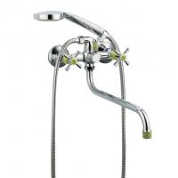 Смеситель для ванны и раковины 1/2 кер R22118-6 FRUD картридж перекл Зеленый