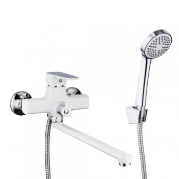 Смеситель для ванны и раковины 35к R22301 FRUD див. корп. Белый+хром