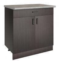 Стол разделочный 80 венге (1 ящик), столешница гранит пёстрый