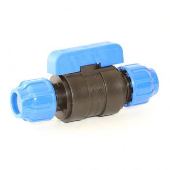 Кран шаровой обжим - обжим 20 - 20 ПЭ POELSAN