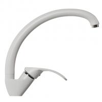 Смеситель для кухни 35к MIXLINE ML-GS02 (341) ультра белый высок. излив