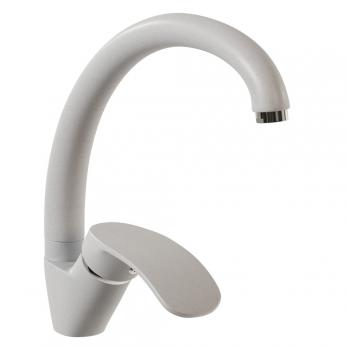 Смеситель для кухни 35к MIXLINE ML-GS02 (341) ультра белый высок. излив