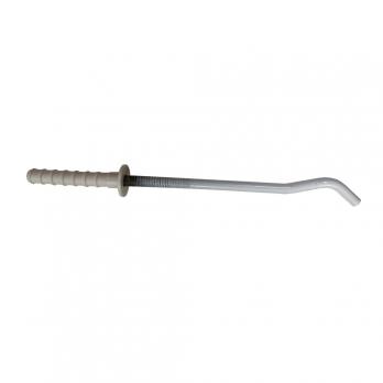 Кронштейн для радиатора с дюбелем анкерный белый 9*200мм для чугунного радиатора