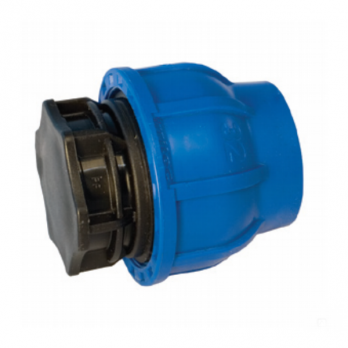 Заглушка цанговая ПЭ 50 (обж.) ТПК-АКВА