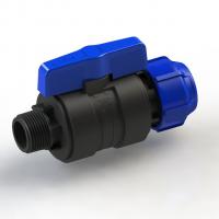 Кран шаровой обжим - наруж 20 - 1/2 ПЭ PN16 SPEKTR