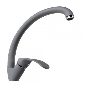 Смеситель для кухни 35к MIXLINE ML-GS02 (342) графит высок. излив