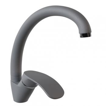 Смеситель для кухни 35к MIXLINE ML-GS02 (342) графит высок. излив