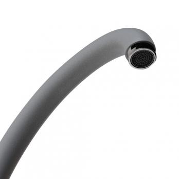 Смеситель для кухни 35к MIXLINE ML-GS02 (342) графит высок. излив