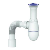 Сифон 1 1/2*40 В120 литой выпуск, с гофрой 40*40*50  UNICORN