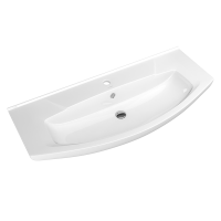 Раковина накладная "Элеганс-105" белая (Kirovit)