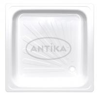 Поддон квадрат 0,7*0,7*0,12 Antika стальной (ВИЗ)