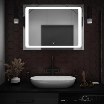 Зеркало MIXLINE "Фортуна" 800*600 (ШВ) сенсорный выключатель, светодиодная подсветка