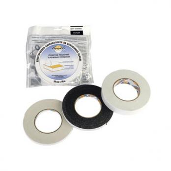 Лента двусторонняя клейкая AVIORA  12мм*10м черная