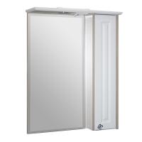 Зеркальный шкаф "ВЕРСАЛЬ-62" белое дерево правый с подсветкой(ПВХ)