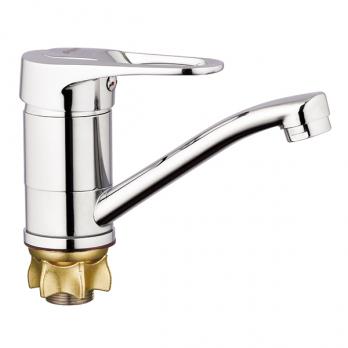 Смеситель для кухни 40к Glauf 4T4-B043 кор. излив, п/гайку