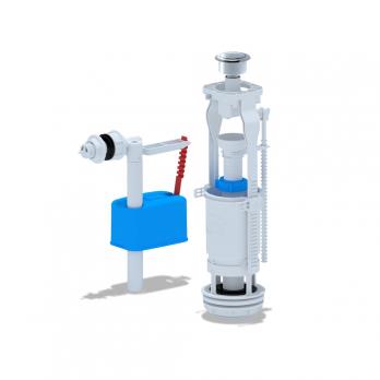 Арматура к смыв. бачку Кноп. АНИпласт металл. бок/подв. WC6050M АНИ пласт ЭКОНОМ