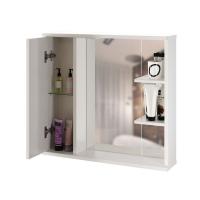 Зеркальный шкаф "ЭТЬЕН-75" левый с подсветкой (ПВХ)