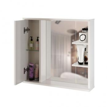 Зеркальный шкаф "ЭТЬЕН-75" левый с подсветкой (ПВХ)