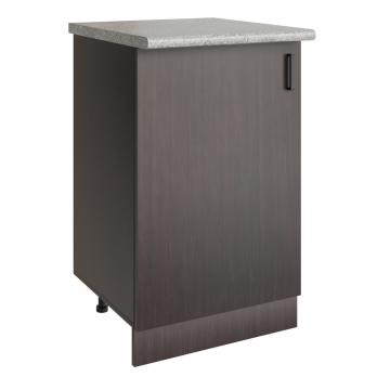 Стол разделочный 50 венге, столешница гранит пёстрый