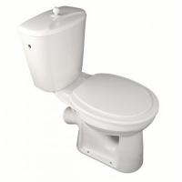 Унитаз-компакт "Комфорт- Эконом" с ЦОП (косой,бок подвод, шток тарельчатый) (г.Лобня)
