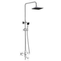 Душевая система Glauf NEB16-A123 (смеситель35К с изл+лейка 1поз.+душ.шланг+тропич.душ.)