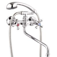 Смеситель для ванны и раковины 1/2 кер Glauf QMT7-A827 картриджн перекл