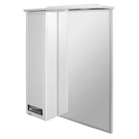 Зеркальный шкаф "Альфа-64 " левый с подсветкой (высота 800) (ПВХ)