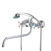 Смеситель для ванны и раковины 1/2 кер F2619-2 FRAP с картр перекл КРЕСТ (хром, латунь)