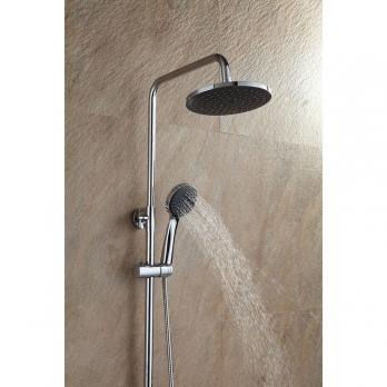 Душевая система 40к F2416 FRAP лейка "Тропич. душ" (D200мм, хром, латунь)