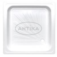 Поддон квадрат 0,9*0,9*0,15 Antika стальной (ВИЗ)