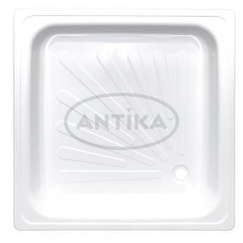 Поддон квадрат 0,9*0,9*0,15 Antika стальной (ВИЗ)
