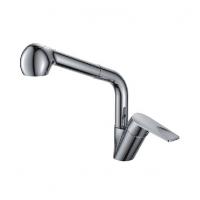 Смеситель для кухни душ 40к L6040 Ledeme б/отв выдвижная лейка, латунь