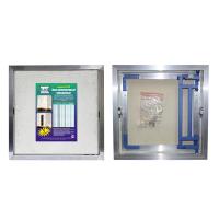 Люк скрытого монтажа ревизионный "под плитку" серия AL-KR 40/30 LYUKER (алюминиевый, нажимной)