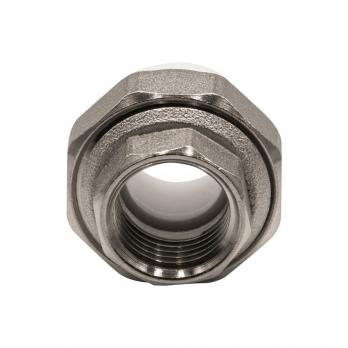 Муфта комб. разъемная, вн 20х1/2" EVER® plast БЕЛЫЙ (Россия)