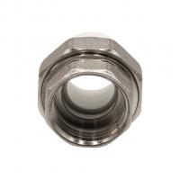 Муфта комб. разъемная, вн 20х3/4" EVER® plast БЕЛЫЙ (Россия)