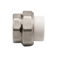 Муфта комб. разъемная, вн 20х3/4" EVER® plast БЕЛЫЙ (Россия)