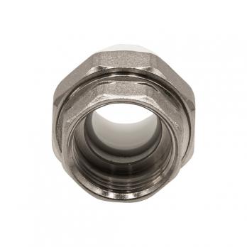 Муфта комб. разъемная, вн 20х3/4" EVER® plast БЕЛЫЙ (Россия)