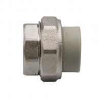 Муфта комб. разъемная, вн 20х3/4'' EVER® plast  СЕРЫЙ (Россия)