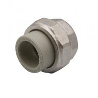 Муфта комб. разъемная, вн 20х3/4'' EVER® plast  СЕРЫЙ (Россия)