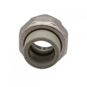 Муфта комб. разъемная, вн 20х3/4'' EVER® plast  СЕРЫЙ (Россия)