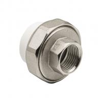 Муфта комб. разъемная, вн 25х1/2" EVER® plast БЕЛЫЙ (Россия)