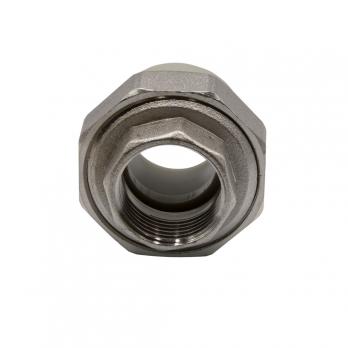 Муфта комб. разъемная, вн 25х3/4'' EVER® plast   СЕРЫЙ (Россия)