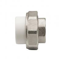 Муфта комб. разъемная, вн 25х3/4" EVER® plast БЕЛЫЙ (Россия)