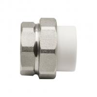 Муфта комб. разъемная, вн 32х1 1/4" EVER® plast  БЕЛЫЙ (Россия)