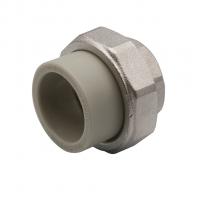 Муфта комб. разъемная, вн 32х1'' EVER® plast   СЕРЫЙ (Россия)