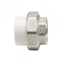 Муфта комб. разъемная, вн 32х1" EVER® plast БЕЛЫЙ (Россия)