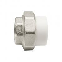 Муфта комб. разъемная, вн 32х1" EVER® plast БЕЛЫЙ (Россия)