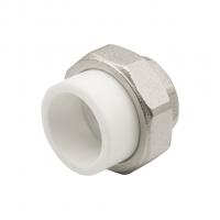 Муфта комб. разъемная, вн 32х1" EVER® plast БЕЛЫЙ (Россия)