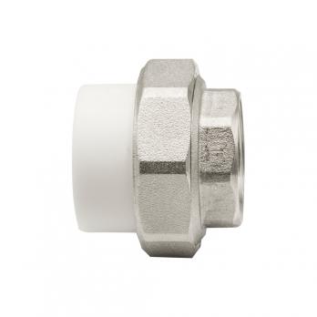 Муфта комб. разъемная, вн 32х1" EVER® plast БЕЛЫЙ (Россия)