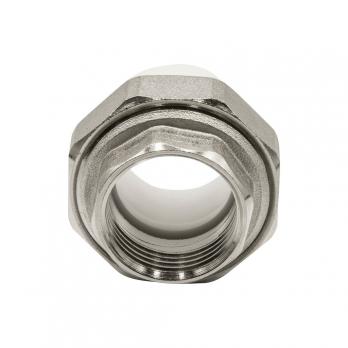 Муфта комб. разъемная, вн 32х1" EVER® plast БЕЛЫЙ (Россия)